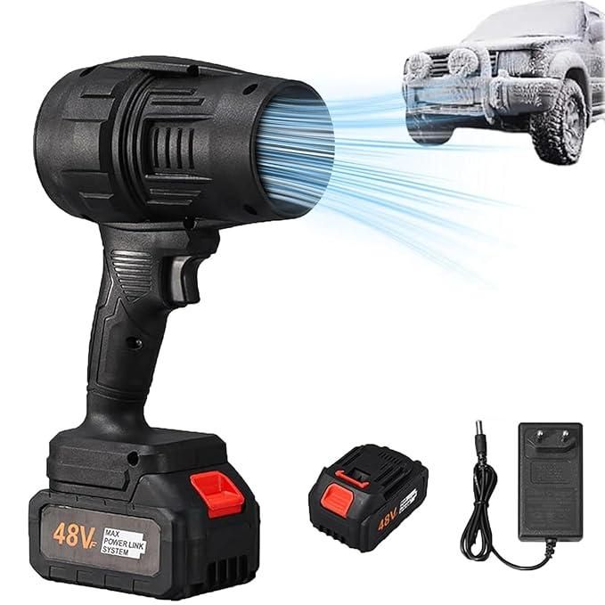 Cordless Turbo Jet Blower – Powerful Car & Home Cleaning Tool