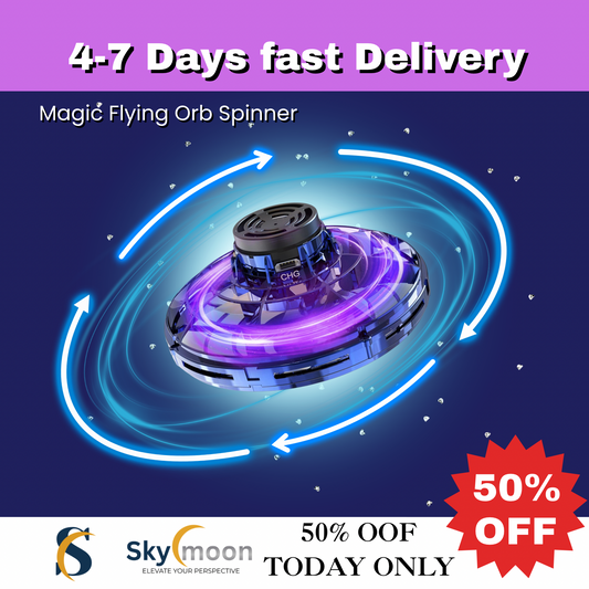 Magic Flying Orb Spinner – LED Flying Toy Ball
