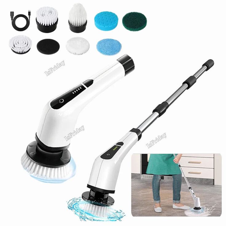 Electric Spin Scrubber – Powerful Bathroom & Kitchen Cleaning Brush